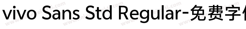 vivo Sans Std Regular字体转换